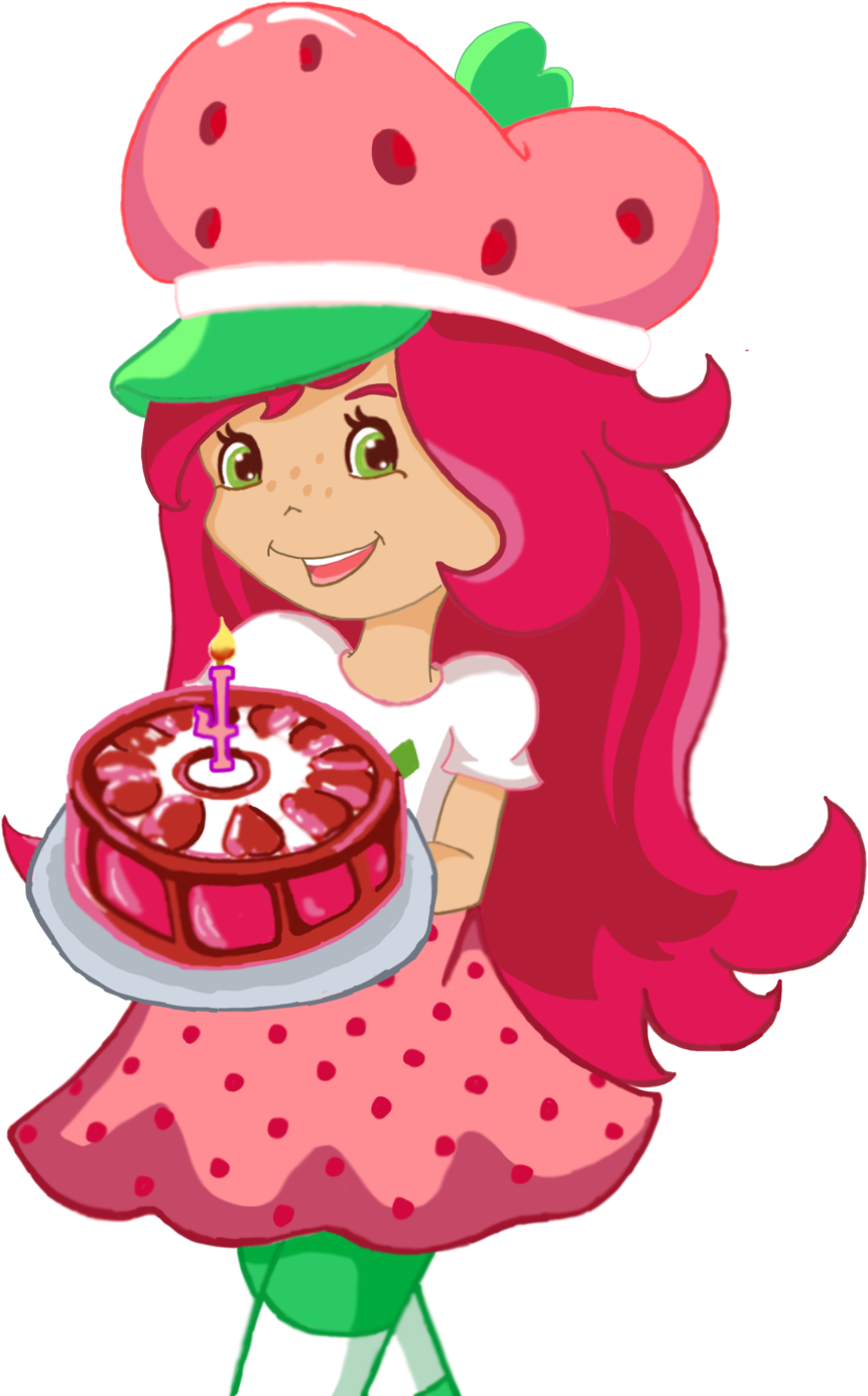 Strawberry Shortcake Recipes Hubs Clip Art - Strawberry Shortcake Clipart Free - Png Download (900x1383), Png Download