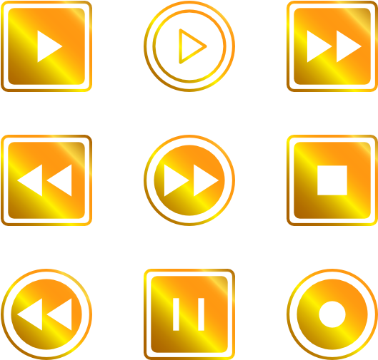 Music Player Icons Clipart (600x564), Png Download