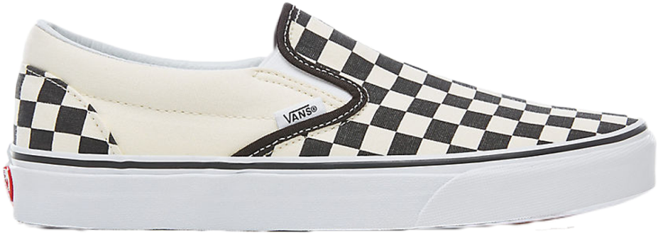 Vans Checkerboard Slip-on Beige Black - Soulier Vans Clipart - Large ...