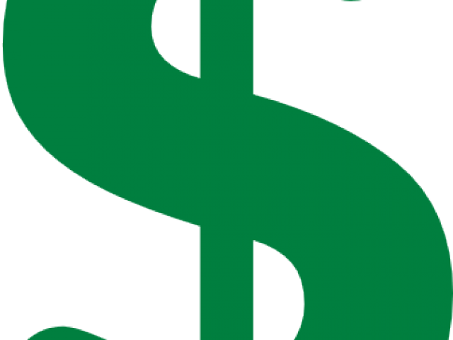 Money Signs Images Clipart (640x480), Png Download