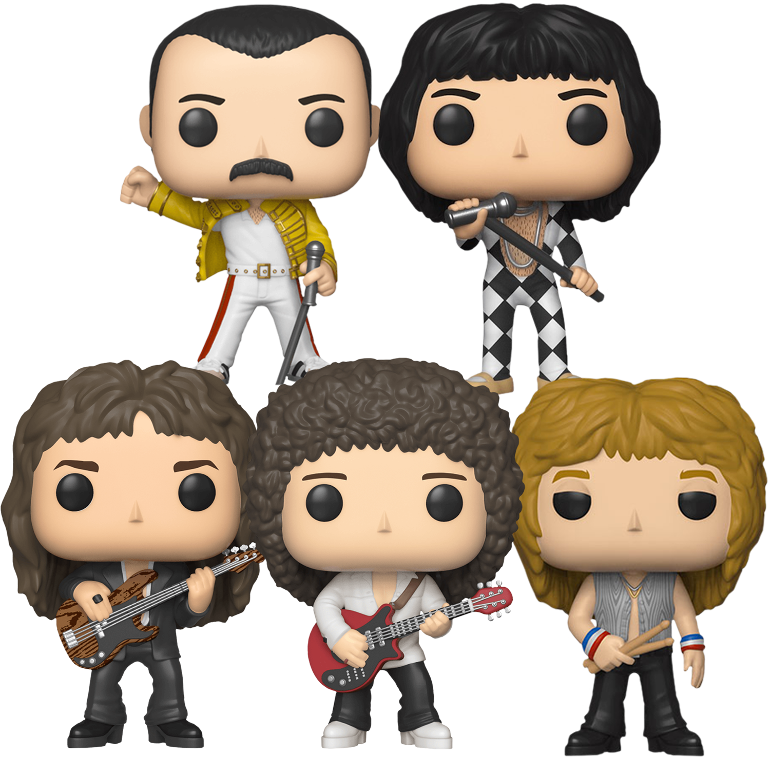 Queen Band Pop Vinyl Clipart (1500x1476), Png Download