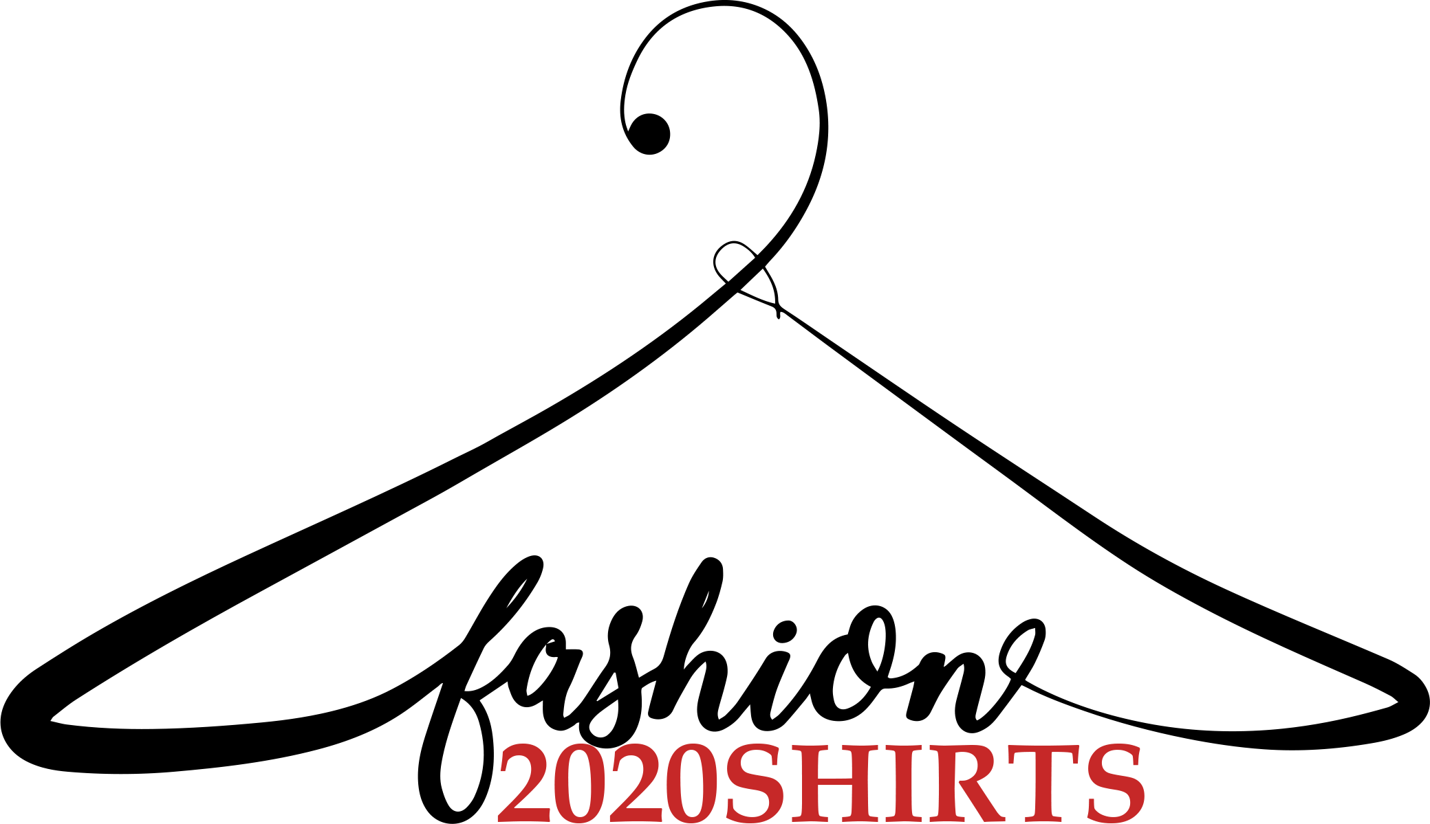 2020 Fashion Shirts - Hanger Logo Clipart (2079x1199), Png Download