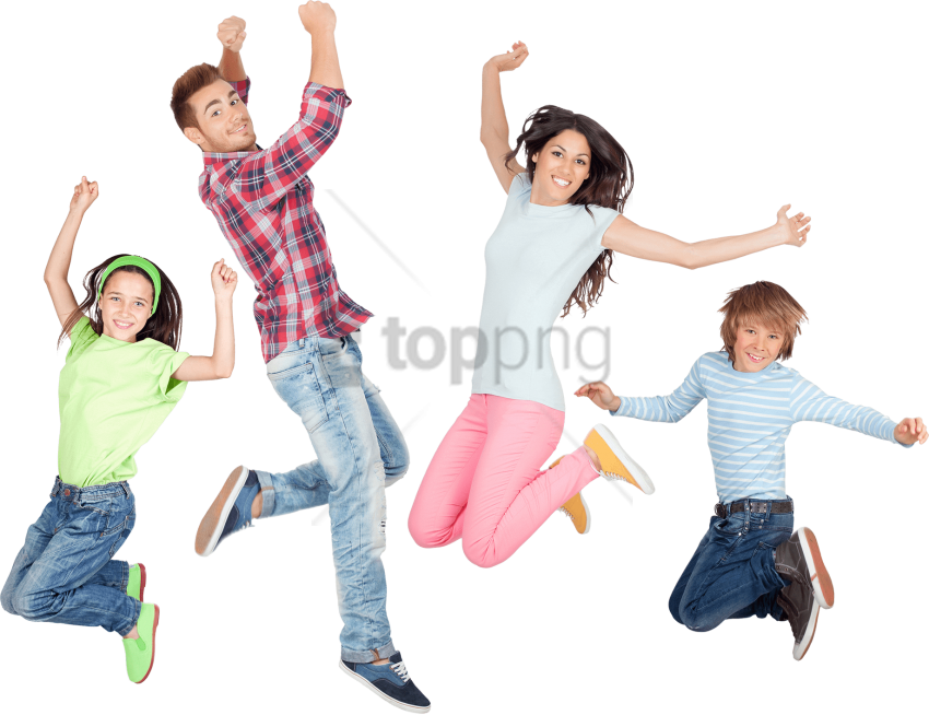 Free Png Children Jumping Png Png Image With Transparent - Kids Jumping Png Clipart (850x654), Png Download