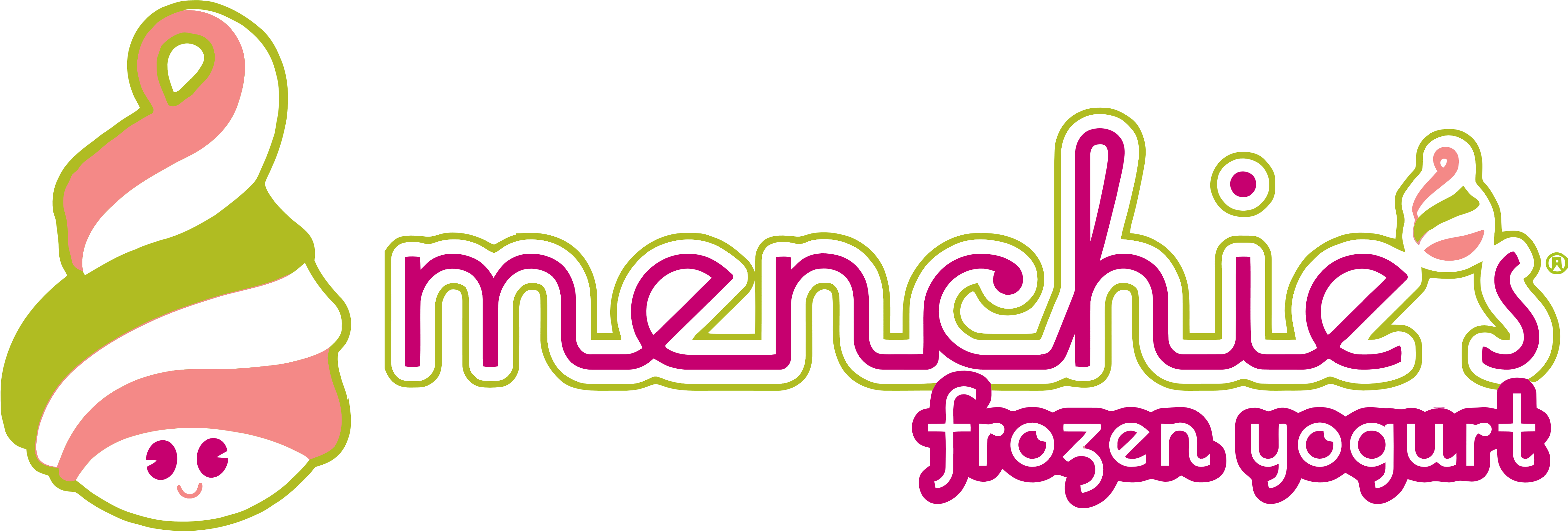 Menchie's Frozen Yogurt Logo Clipart (5000x1680), Png Download