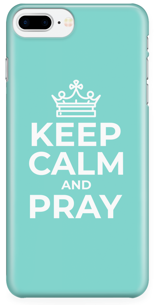 Keep Calm And Pray Iphone Case - Keep Calm Clipart (1024x1024), Png Download