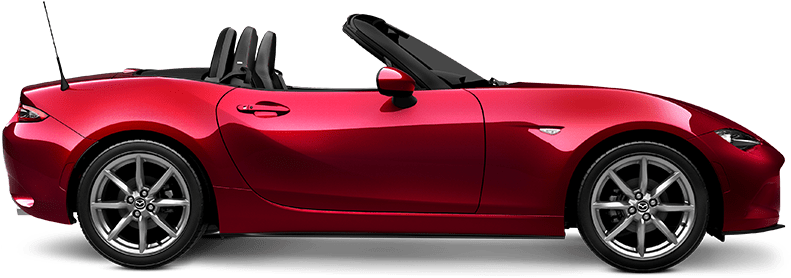Mazda Sports Car Soft Top Clipart (1080x500), Png Download