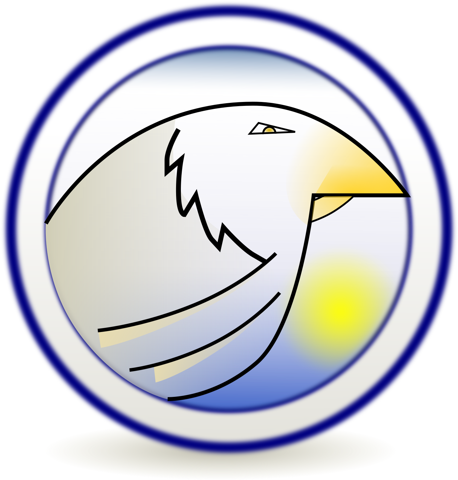 This Free Icons Png Design Of Eagle-server - Circle Clipart (2400x2400), Png Download