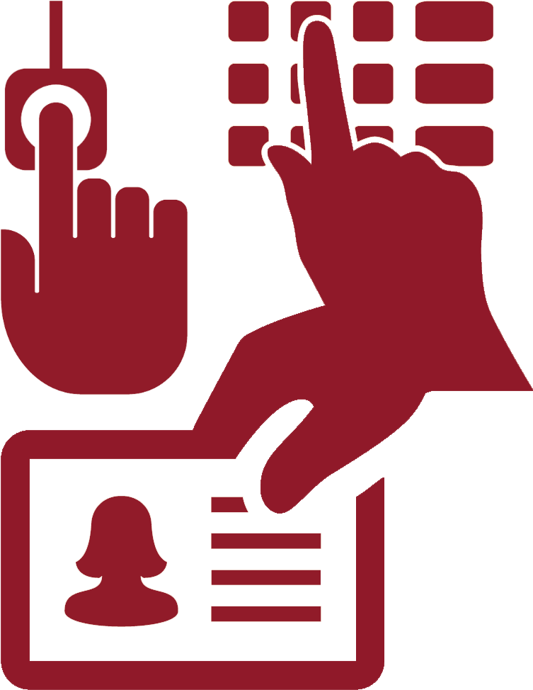 Authentication-icon - Biometric Access Control Icon Clipart (1000x1000), Png Download