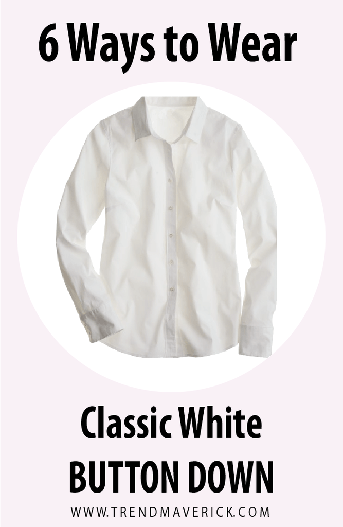 The Classic White Button Is Vital To Your Wardrobe - Blouse Clipart (667x1024), Png Download