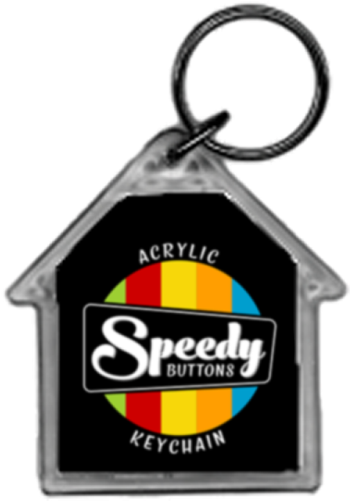 House Acrylic Key Chains - Keychain Clipart (800x800), Png Download