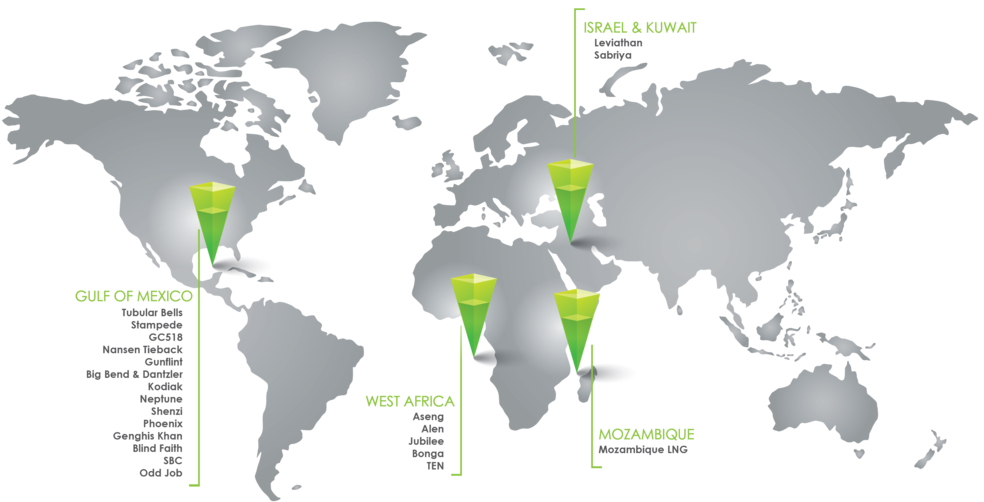 Recent Projects Map - Vector World Map Flat Clipart (984x502), Png Download