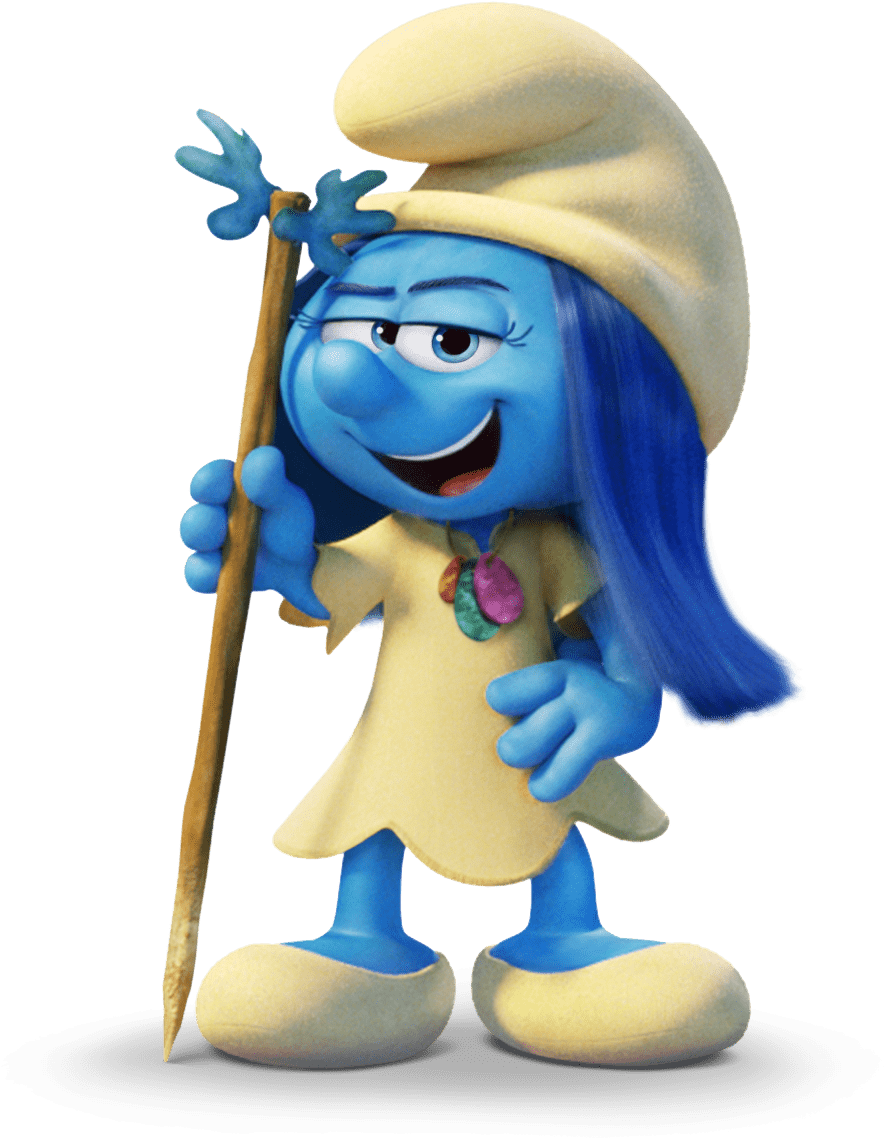 Smurf Melody - Meghan Trainor In Smurfs Clipart (946x1151), Png Download