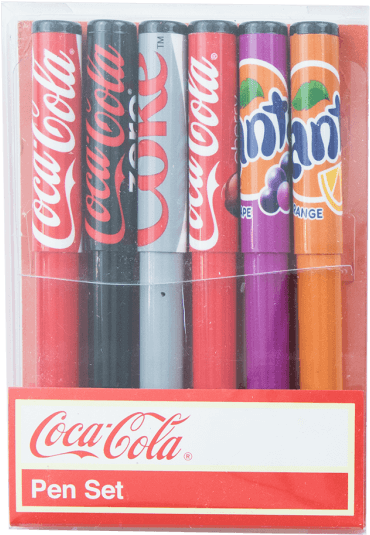 Coca-cola Fanta Pen Set - Coca Cola Clipart (586x586), Png Download