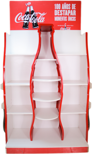 Exhibidor Coca Cola Clipart (600x530), Png Download