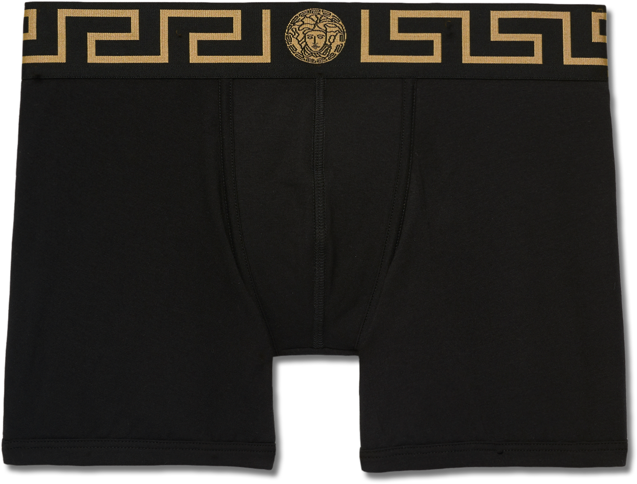Close-fit Boxer Shorts - Versace Greca Border Boxer Clipart (1425x2000), Png Download