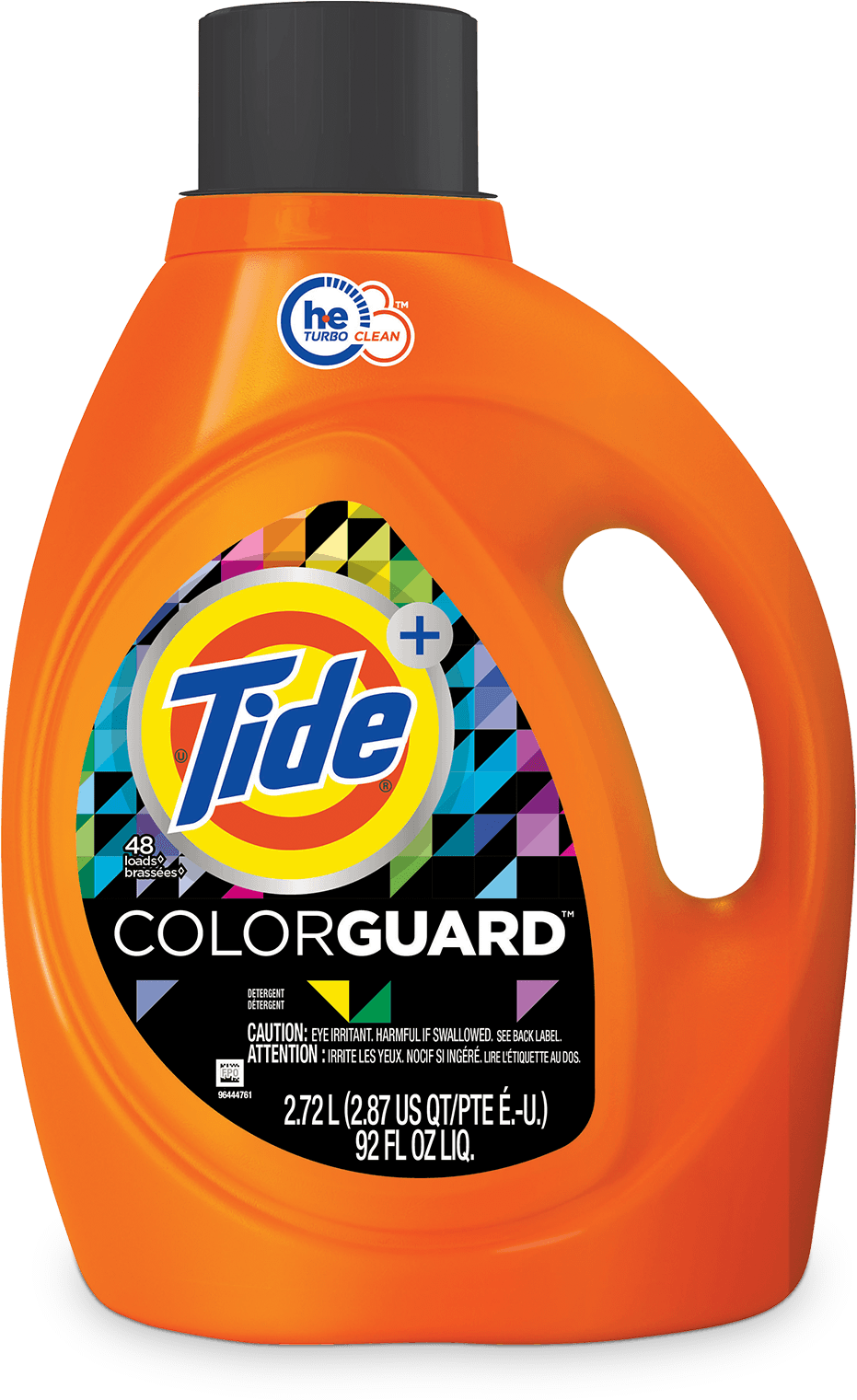 Tide Colorguard Laundry Detergent Packaging - 50 Oz Tide Laundry Detergent Clipart (931x1521), Png Download