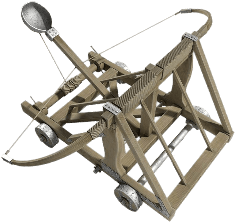 3d Ballista Catapult - Wood Clipart (800x800), Png Download