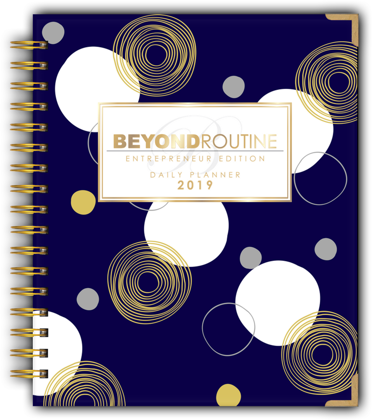 2019 Beyond Routine Daily Entrepreneur Planner - Circle Clipart (1273x1435), Png Download
