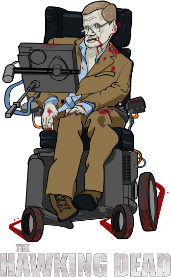 Picture Info - Hawking Dead Clipart (600x800), Png Download