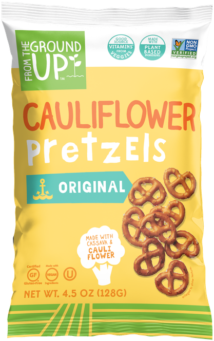 Ground Up Cauliflower Pretzels Clipart (746x746), Png Download