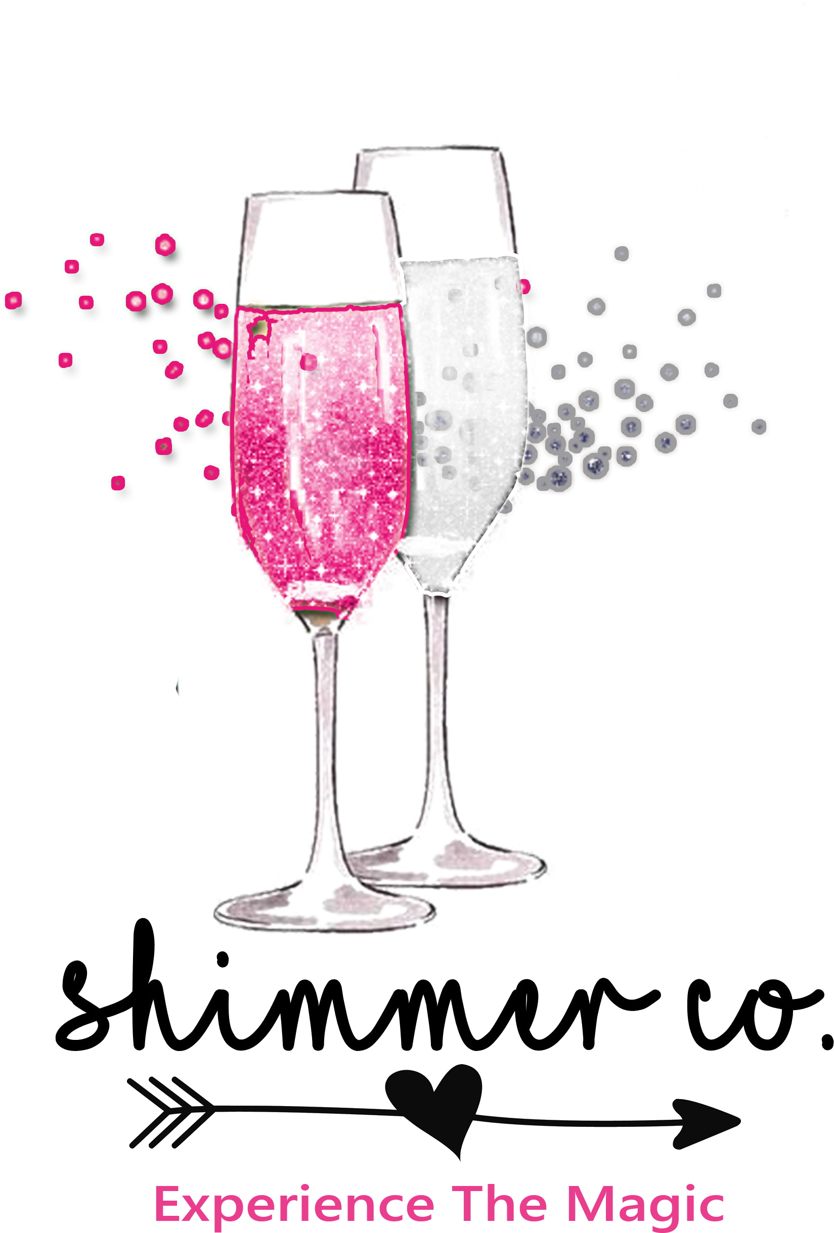 Shimmer Co Final - Champagne Stemware Clipart (3900x2700), Png Download