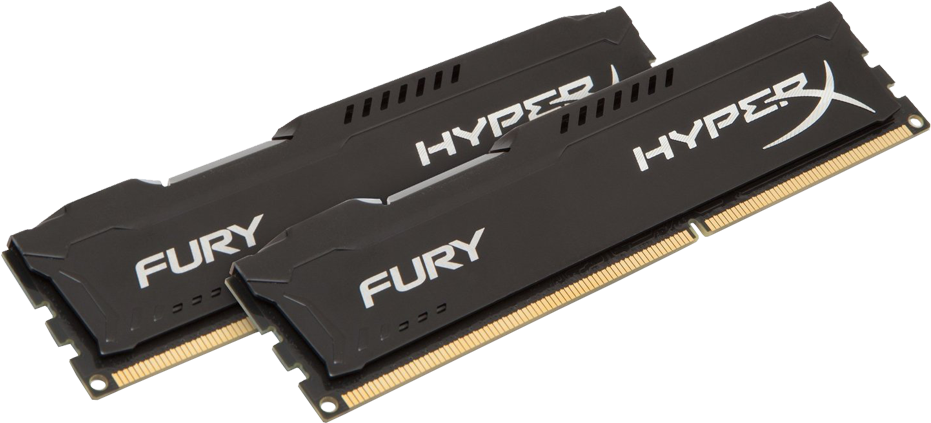 Gaming Pc Under $800 Kingston Hyperx Fury 8gb - Kingston Hyper X Fury Black 8gb Ddr4 2400 Clipart (960x450), Png Download