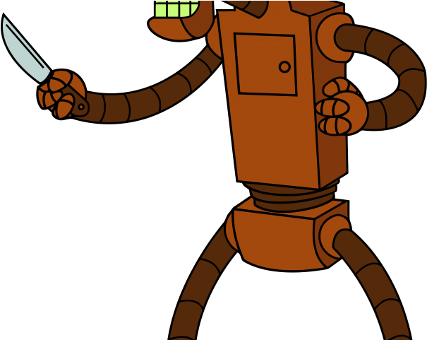 Futurama Clipart Bender - Роберто Футурама - Png Download (640x480), Png Download