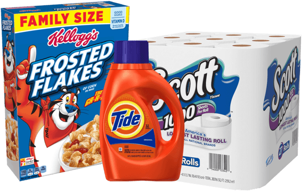 Box Of Frosted Flakes Clipart (640x765), Png Download