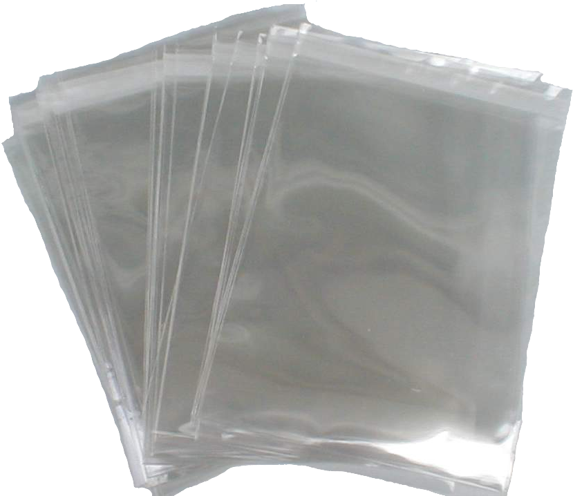 Self Sealing Transparent Bags - Polypropylene Pouches Clipart (845x717), Png Download