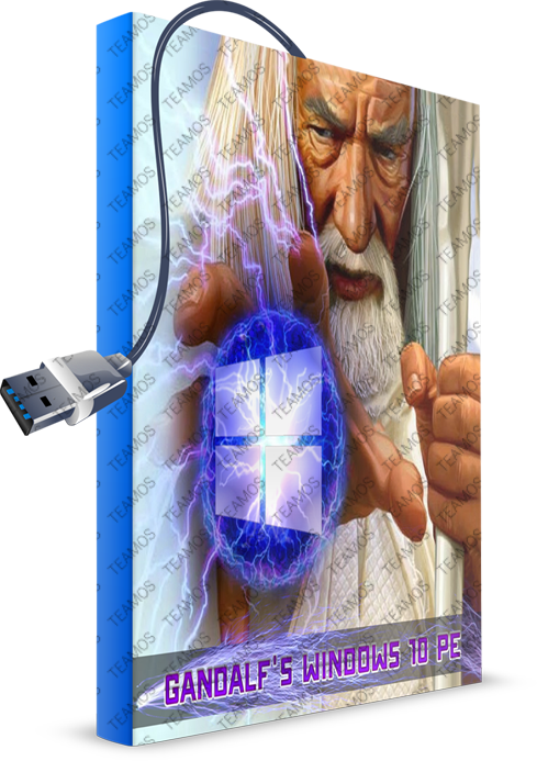 Gandalf's Win10pe X64 Redstone 3 Build July2018 - Mobile Phone Clipart (489x693), Png Download