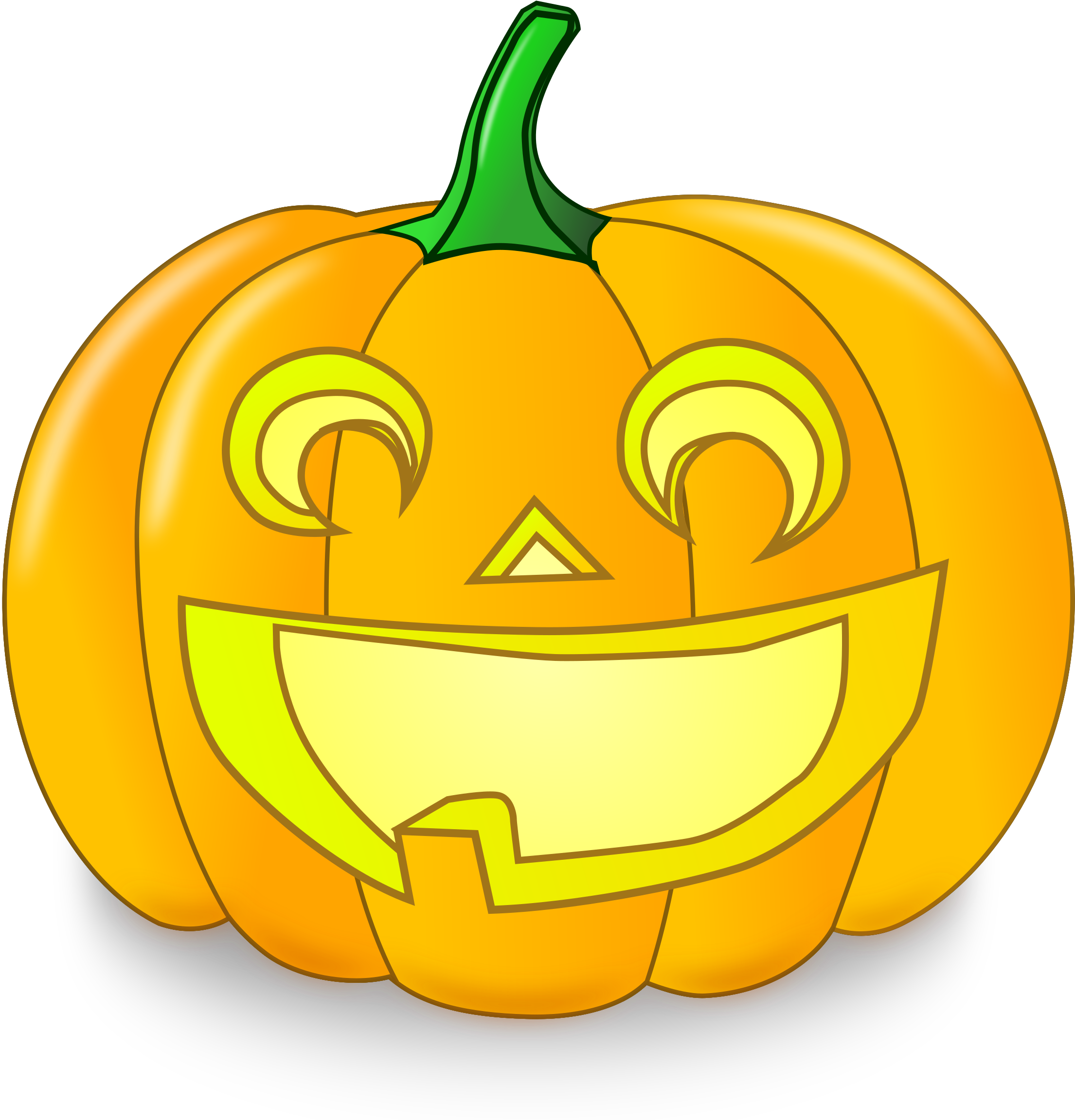 This Free Icons Png Design Of Colored - Halloween Pumpkin Cut Out Clipart (2527x2400), Png Download
