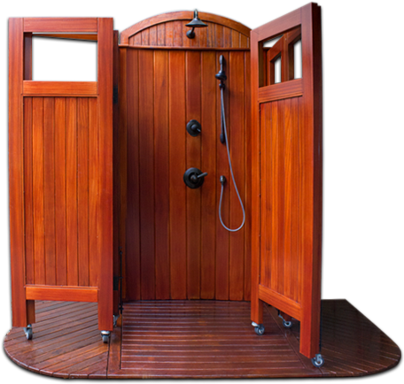 Cabana-front - Cabana Shower Clipart (961x502), Png Download