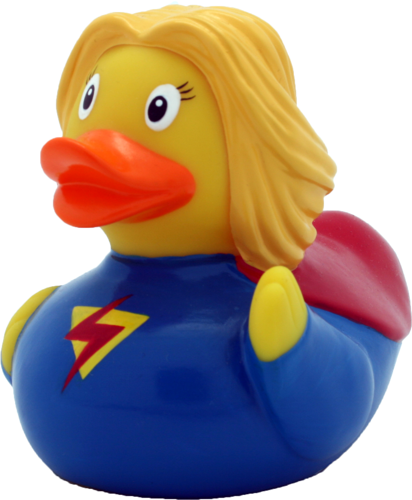 Rubber Ducky Horns Png - Superwoman Rubber Duck Clipart (2165x2165), Png Download
