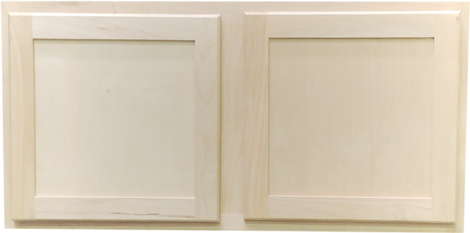 18 X 36 X 12 Unfinished Alder Shaker Wall Kitchen Cabinet - Cupboard Clipart (700x525), Png Download