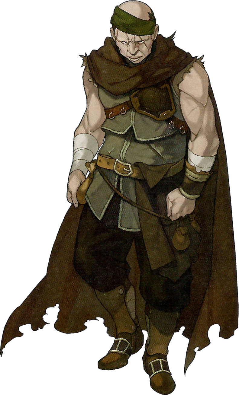 Brigand Boss - Brigand Boss Fire Emblem Clipart (791x1309), Png Download