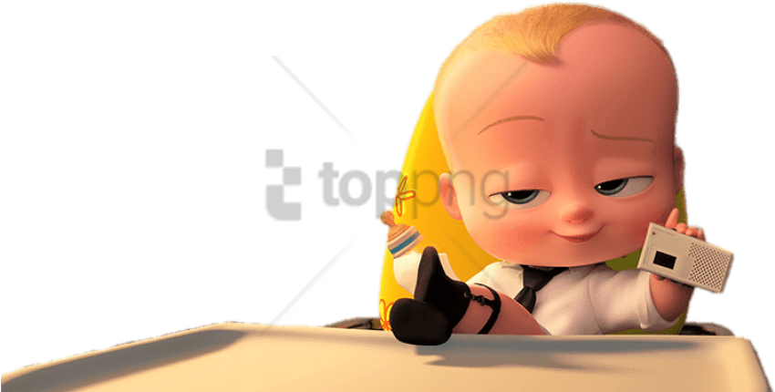 Free Png 10 The Boss Baby Png Image With Transparent - Baby Boss Clipart (850x430), Png Download