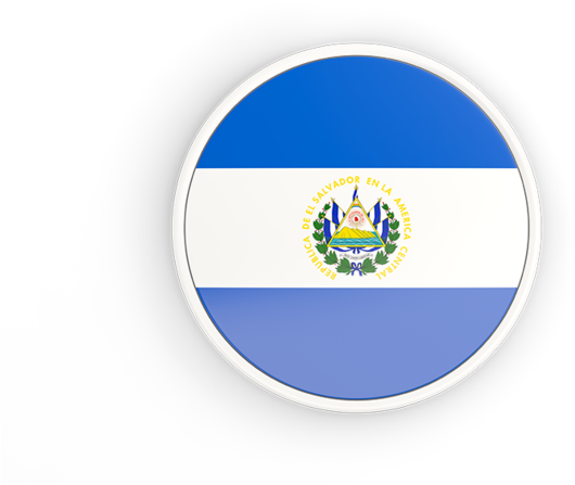 Illustration Of Flag Of El Salvador - El Salvador Circle Png Clipart (640x480), Png Download