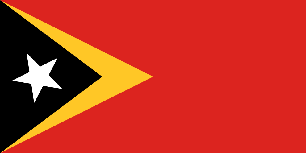 Download Svg Download Png - Flag East Timor Leste Clipart (1024x1024), Png Download