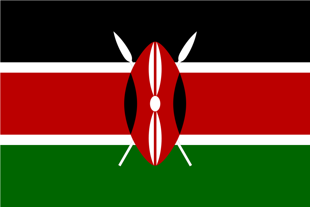 Download Svg Download Png - Kenya Flag Clipart (1024x1024), Png Download