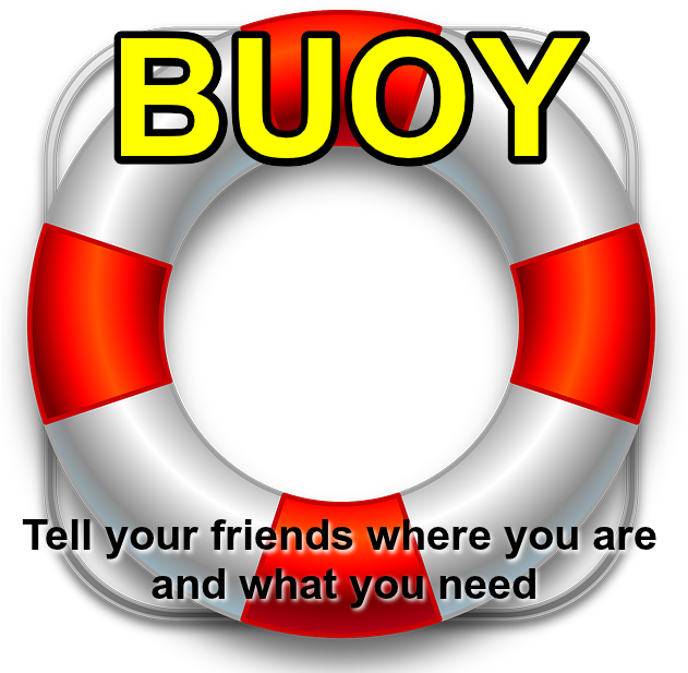 Tell Your Friends Where You Are And What You Need - Lifeguard Clipart (630x630), Png Download