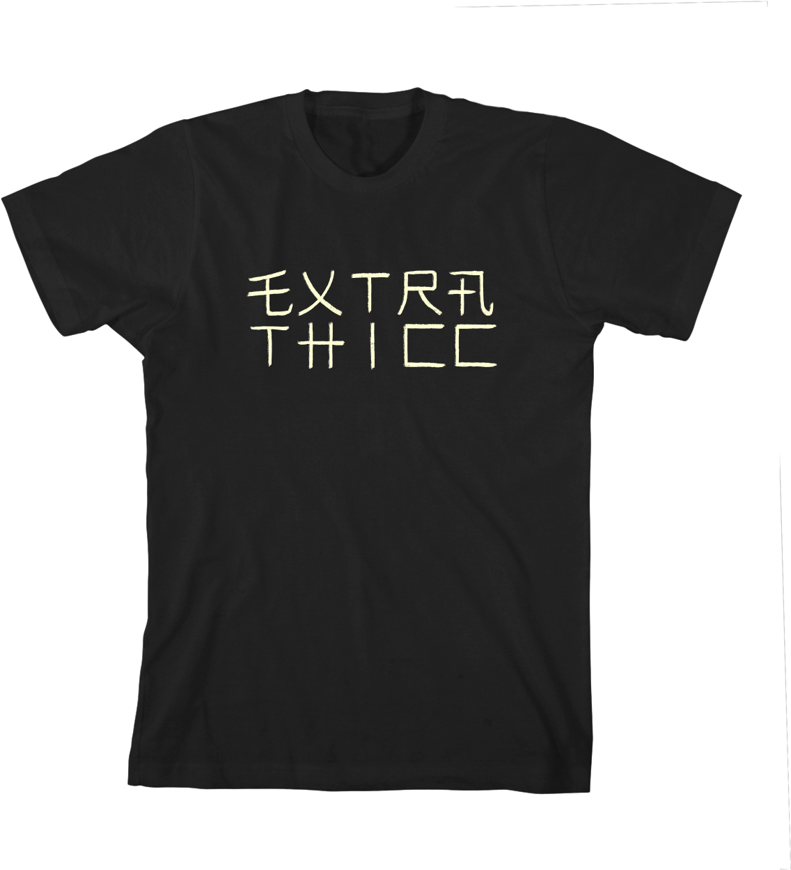 Extra Thicc T-shirt - Sub Pop T Shirt Uk Clipart (1136x1249), Png Download