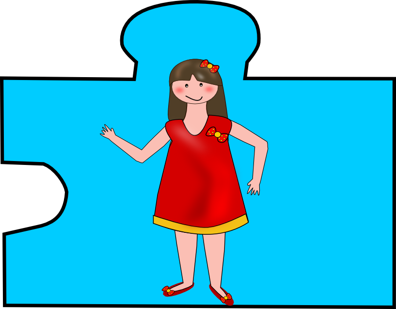 Lego Imagen Nina - Cartoon Clipart (817x637), Png Download