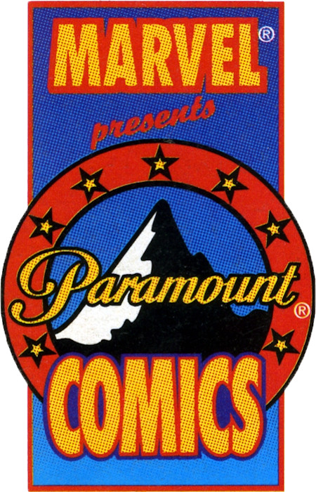 Marvel / Paramount Comics - Marvel Paramount Comics Logo Clipart (450x700), Png Download