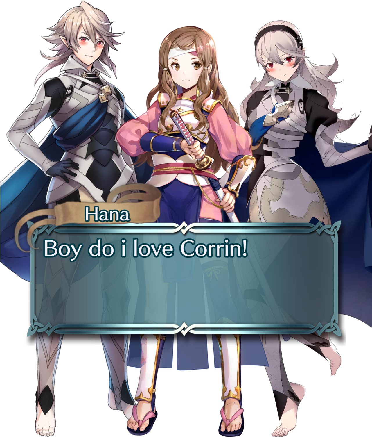 Can I Get A Hana Saying “boy Do I Love Corrin” With - Hana Fire Emblem Heroes Clipart (1280x1536), Png Download
