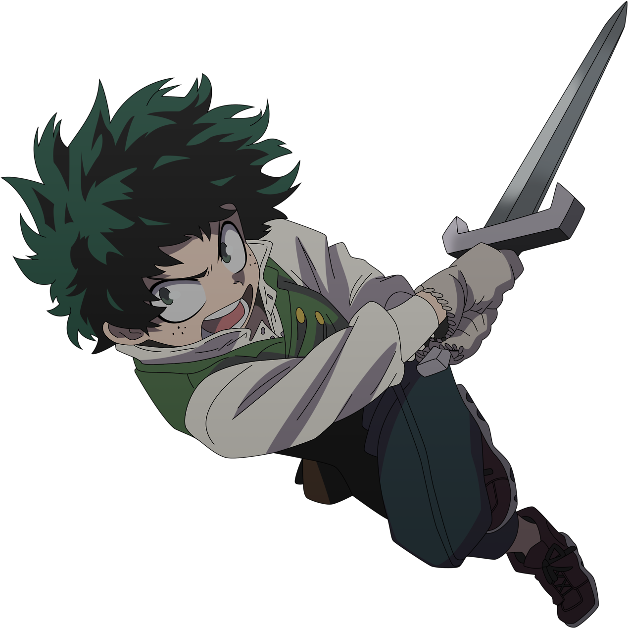 My Hero Academia Deku Render , Png Download - Deku Midoriya Izuku Render Clipart (1269x1268), Png Download