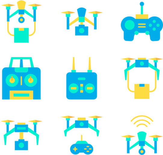 Drone Clipart (600x564), Png Download