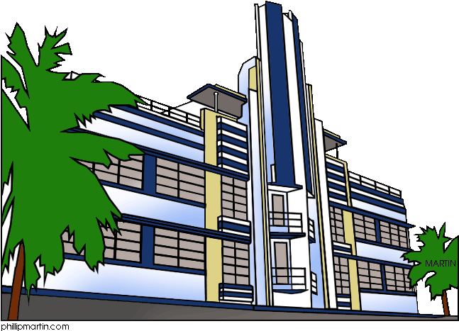 Graphic Stock Clipart At Getdrawings Com Free For Personal - Art Deco Historic District - Png Download (648x486), Png Download