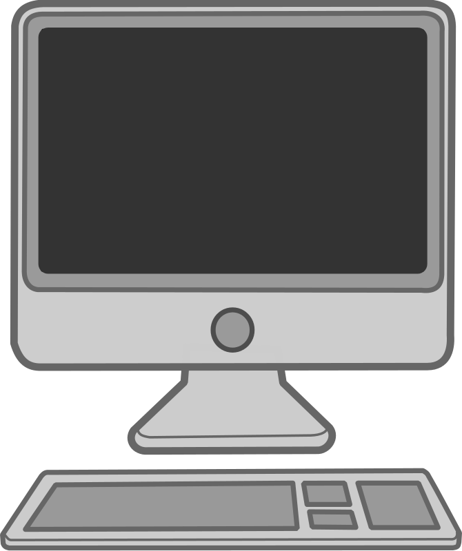 Computers Clipart Mac - Mac Computer Clipart - Png Download (670x800), Png Download