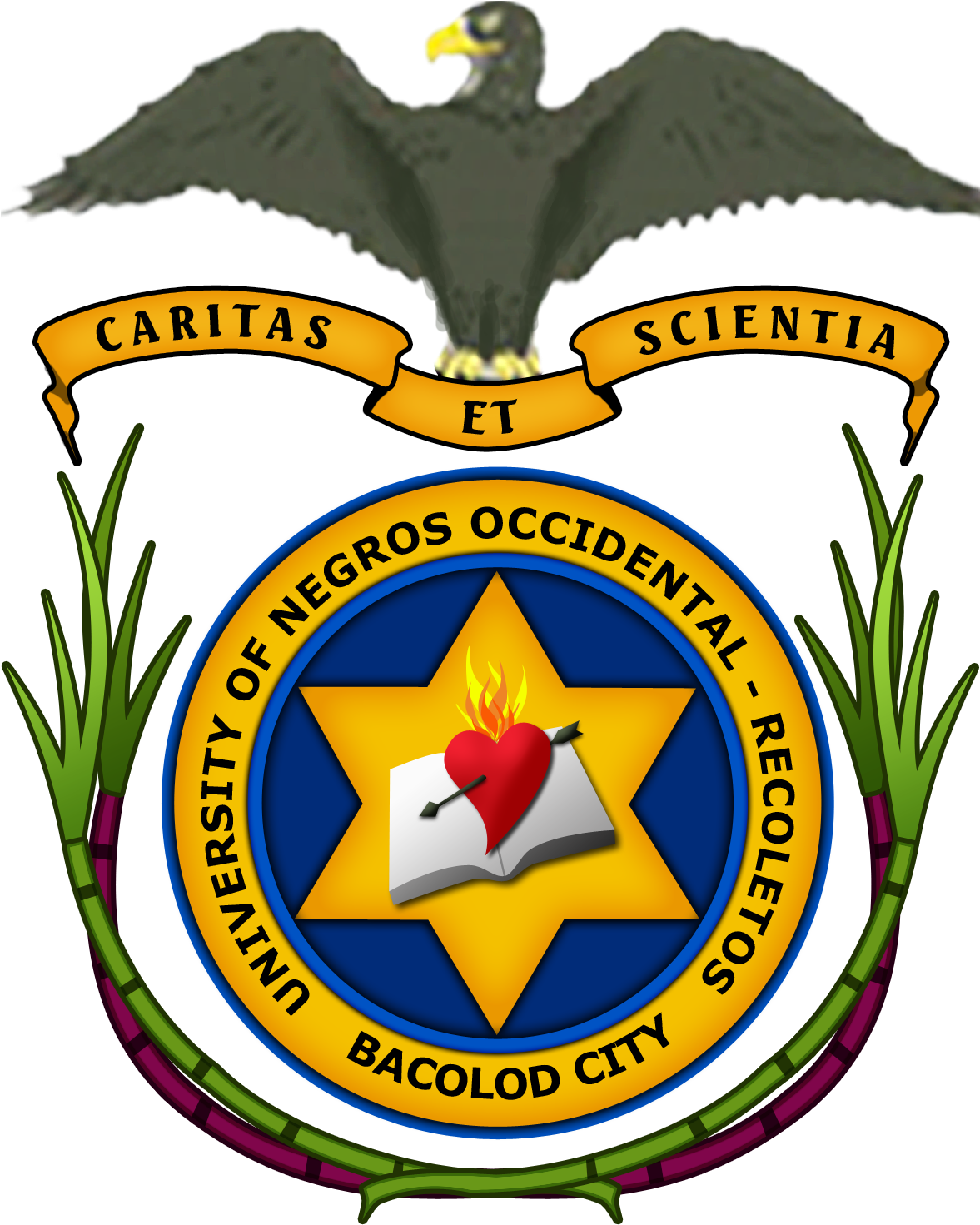 University Of Negros Occidental Recoletos Logo , Png - University Of Negros Occidental Logo Clipart (1177x1471), Png Download