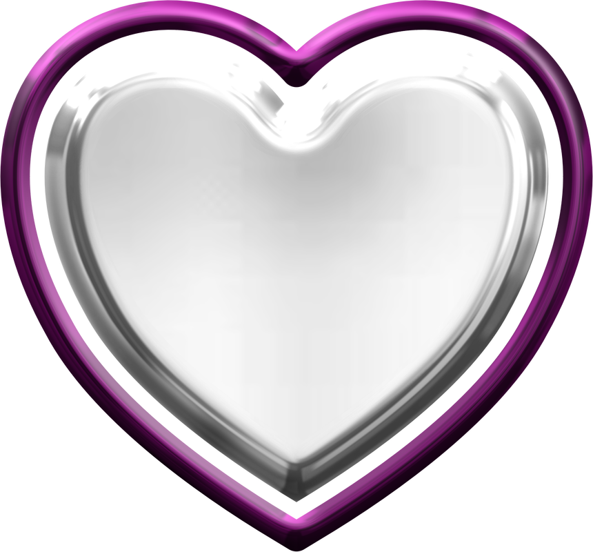 Artsy Bee Digital Images Free Clip Art - Silver Transparent Heart Png (860x800), Png Download
